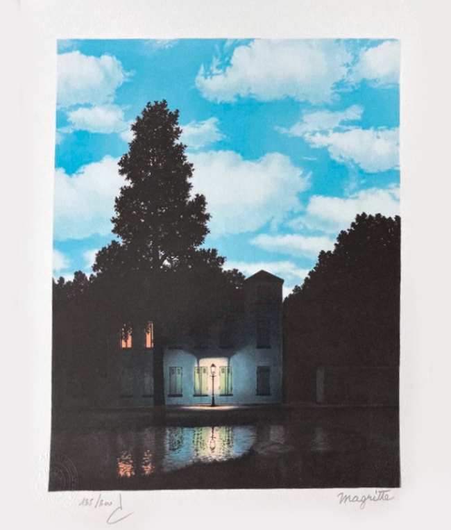 El imperio de las luces 135/300 - René Magritte