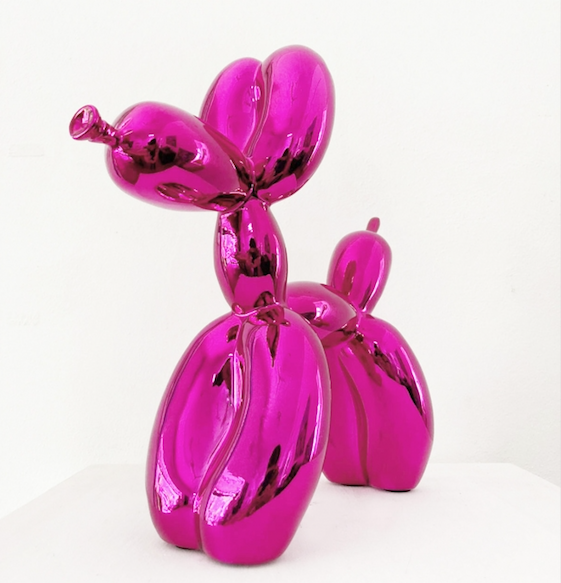 Pink balloon dog - Jeff Koons