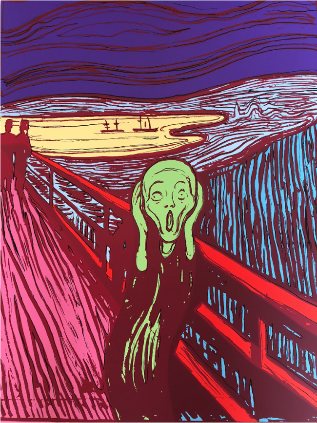 The scream - Andy Warhol