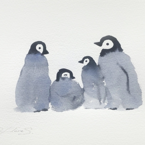 4 pinguinos